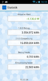 App: Statistische Werte